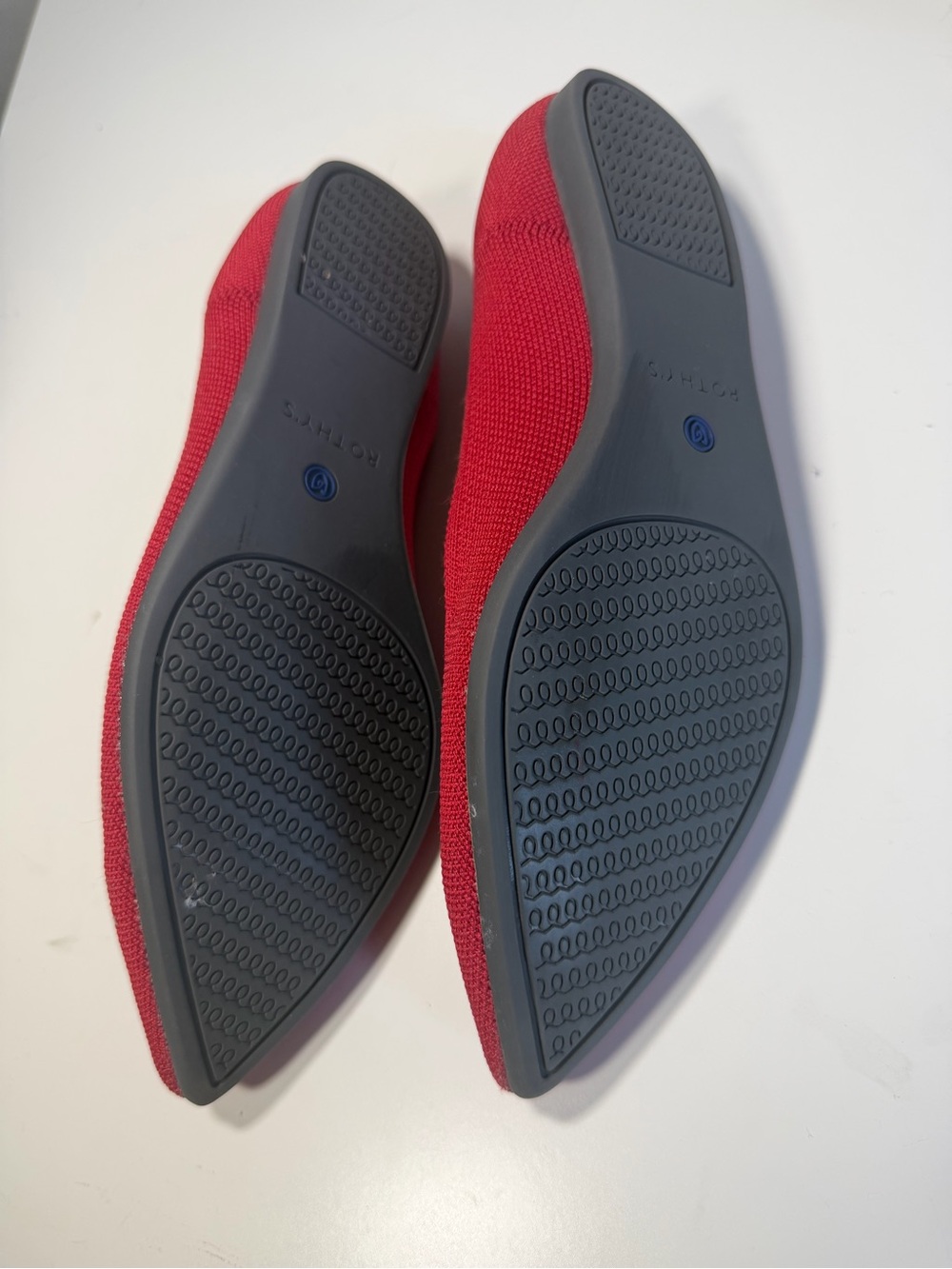 Rothy's Red The Point Knit Flats - 9 - Picture 4 of 4